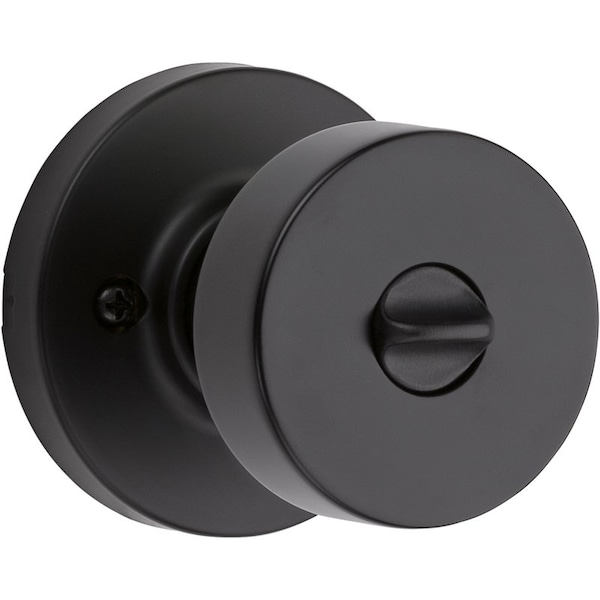 Kwikset Signature Series Pismo Iron Black Entry Door Knob KW1 2-1/4 in. 97402-849 - main